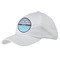 Anchors & Waves Baseball Cap - White (Personalized)
