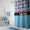Anchors & Waves Bath Towel Sets - 3-piece - In Context