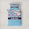 Anchors & Waves Duvet Cover Set - Twin (Personalized)
