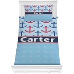 Anchors & Waves Comforter Set - Twin XL (Personalized)