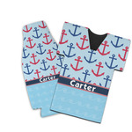 Anchors & Waves Bottle Cooler (Personalized)
