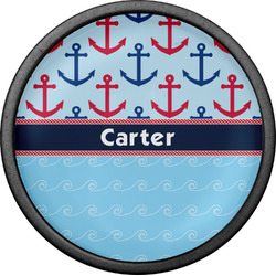 Anchors & Waves Cabinet Knob (Black) (Personalized)