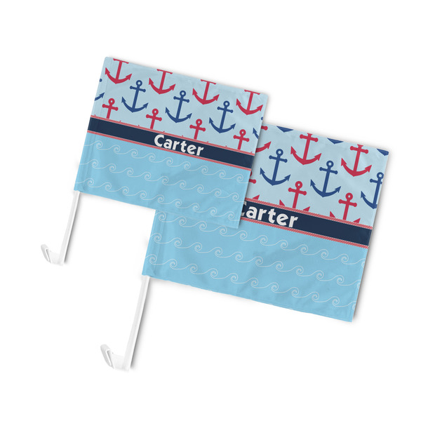 Anchors & Waves Car Flags - PARENT MAIN (both sizes)