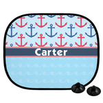 Anchors & Waves Car Side Window Sun Shade (Personalized)
