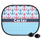 Anchors & Waves Car Side Window Sun Shade (Personalized)