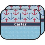 Anchors & Waves Car Floor Mats (Back Seat) (Personalized)