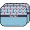 Anchors & Waves Car Floor Mats (Back Seat) (Personalized)