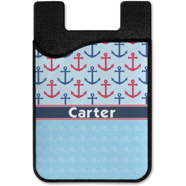 Anchors & Waves Cell Phone Credit Card Holder