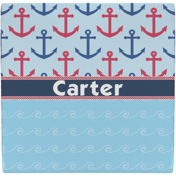 Custom Anchors & Waves Ceramic Tile Hot Pad (Personalized)