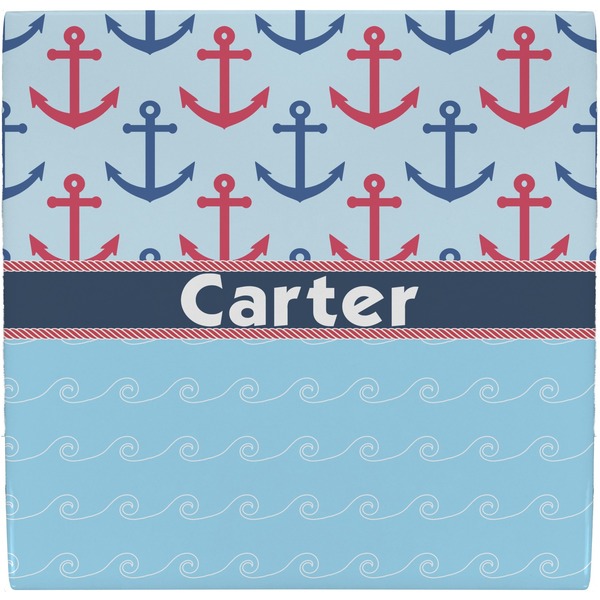 Custom Anchors & Waves Ceramic Tile Hot Pad (Personalized)
