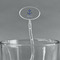 Anchors & Waves Clear Plastic 7" Stir Stick - Oval - Main
