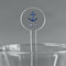 Anchors & Waves Clear Plastic 7" Stir Stick - Round - Main
