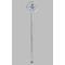 Anchors & Waves Clear Plastic 7" Stir Stick - Round - Single Stick