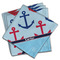 Anchors & Waves Cloth Napkins - Personalized Dinner (PARENT MAIN Set of 4)