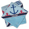 Anchors & Waves Cloth Napkins - Personalized Lunch (PARENT MAIN Set of 4)
