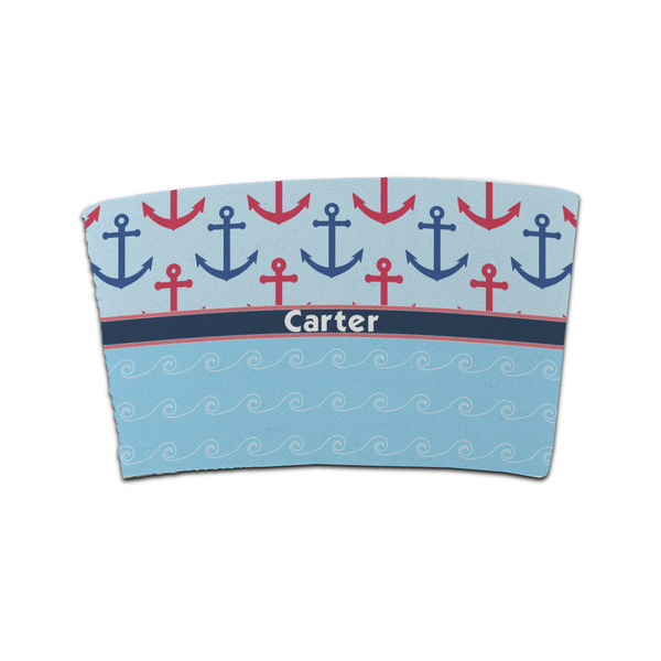 Custom Anchors & Waves Coffee Cup Sleeve (Personalized)