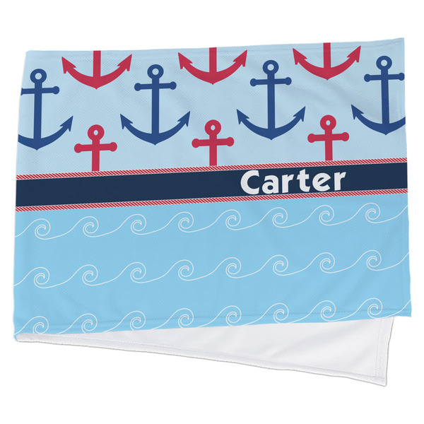 Custom Anchors & Waves Cooling Towel (Personalized)