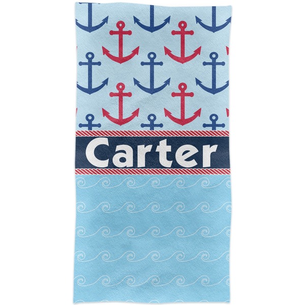 Anchors & Waves Crib Comforter/Quilt - Apvl