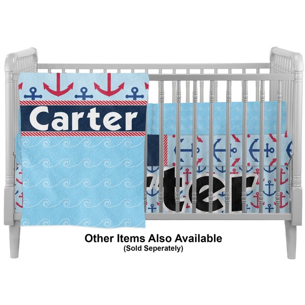 Anchors & Waves Crib - Profile Sold Seperately