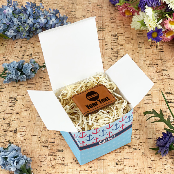 Anchors & Waves Cubic Gift Box - In Context