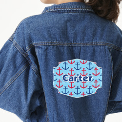 Anchors & Waves Large Custom Shape Patch - 2XL (Personalized)