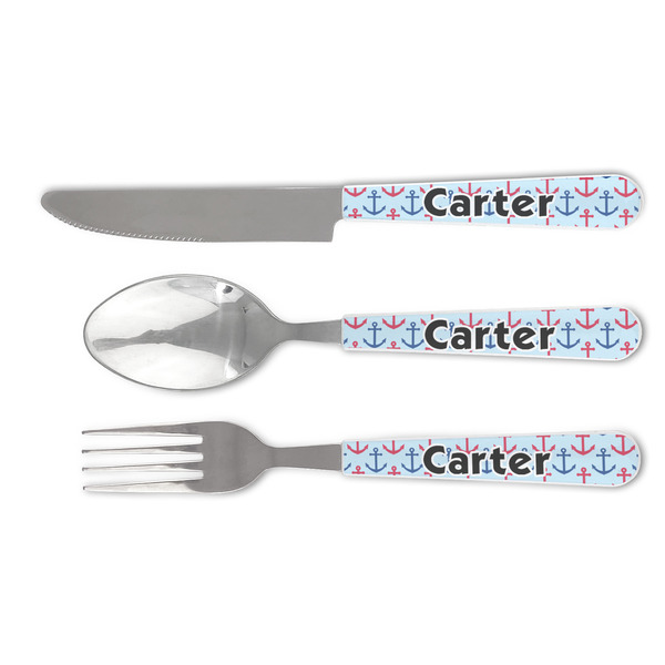 Custom Anchors & Waves Cutlery Set (Personalized)