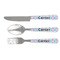 Anchors & Waves Cutlery Set - FRONT