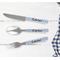 Anchors & Waves Cutlery Set - w/ PLATE