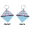 Anchors & Waves Diamond Keychain (Front + Back)