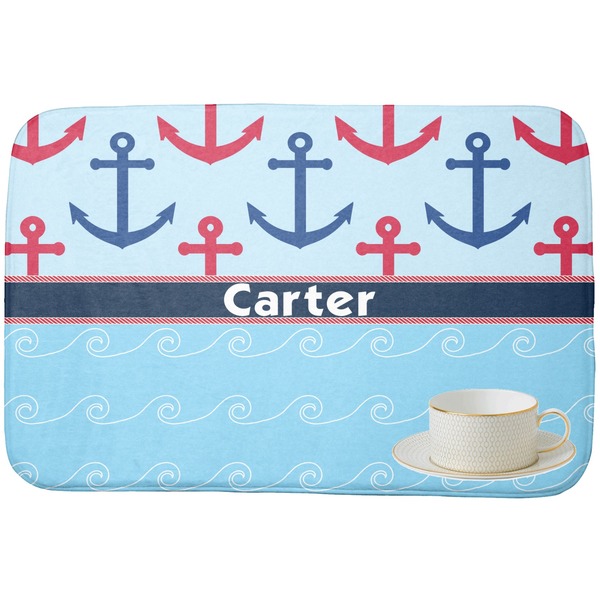 Anchors & Waves Dish Drying Mat