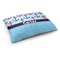 Anchors & Waves Dog Bed - Medium w/ Name or Text