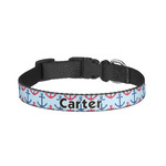 Anchors & Waves Dog Collar - Large (Personalized)
