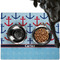 Anchors & Waves Dog Food Mat - Large w/ Name or Text