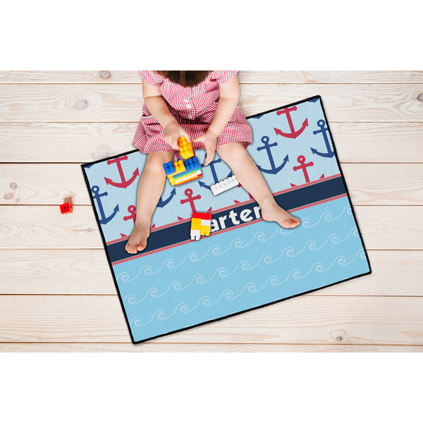 Anchors & Waves Door Mats - LIFESTYLE kid
