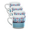 Anchors & Waves Double Shot Espresso Mugs - Set of 4 Front