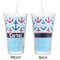 Anchors & Waves Double Wall Tumbler with Straw - Approval