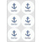 Anchors & Waves Drink Topper - Large - Set of 6
