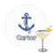 Anchors & Waves Drink Topper - Large - Single with Drink