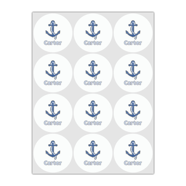 Anchors & Waves Drink Topper - Small - Set of 12