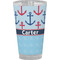 Anchors & Waves Pint Glass - Full Color (Personalized)