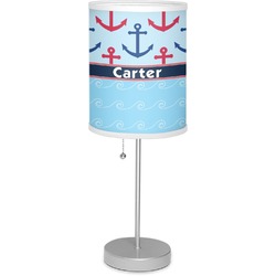 Anchors & Waves Lamp with Drum Shade (Personalized)