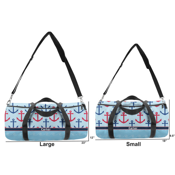 Anchors & Waves Duffle Bag Small and Large
