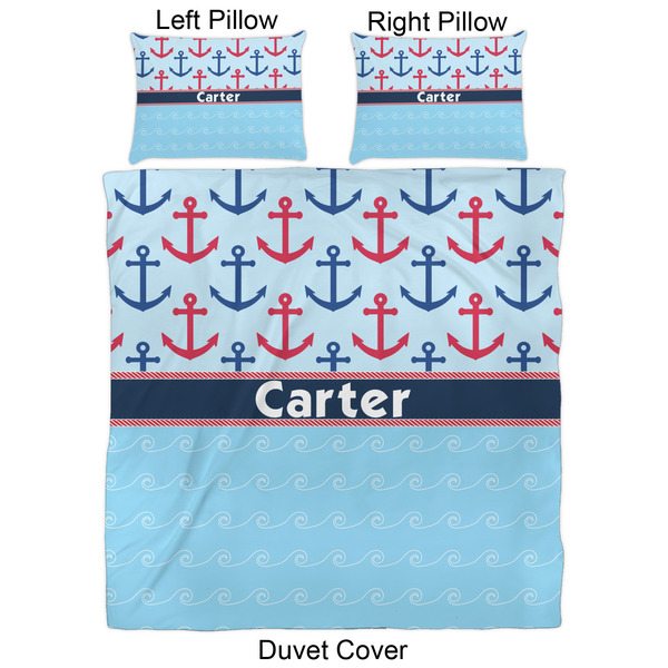 Anchors & Waves Duvet Cover Set - Queen - Approval