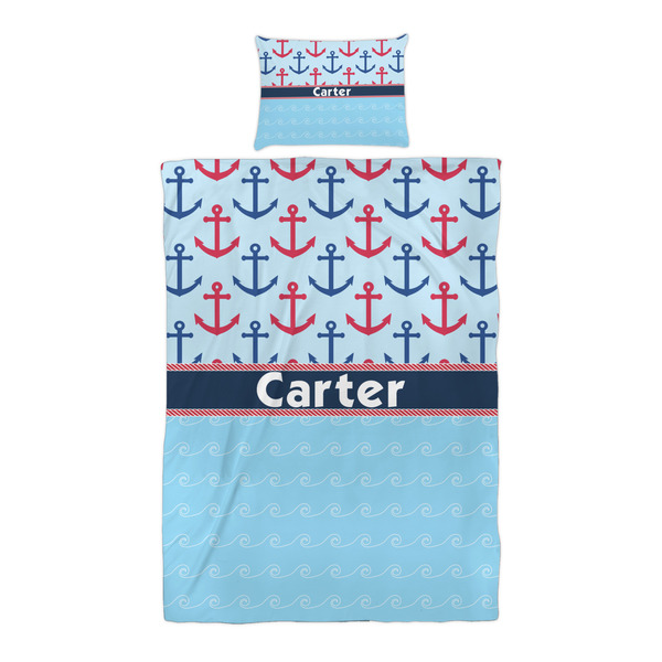 Anchors & Waves Duvet Cover Set - Twin XL - Alt Approval