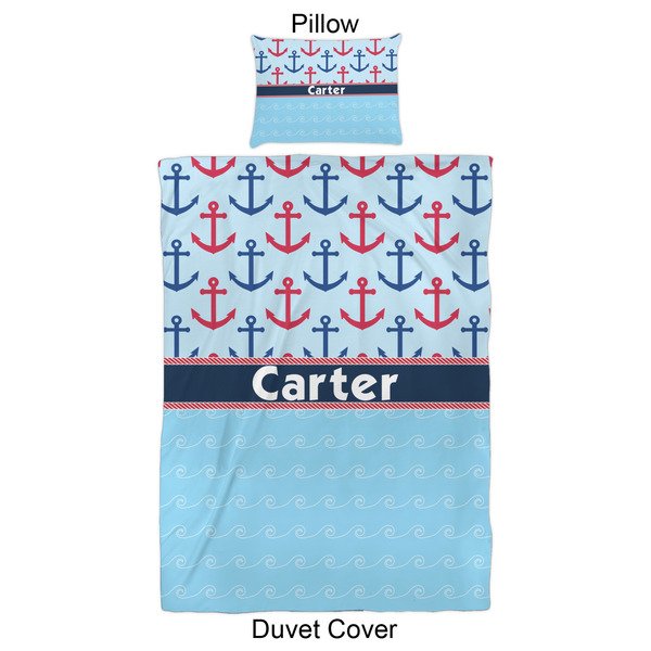 Anchors & Waves Duvet Cover Set - Twin XL - Approval