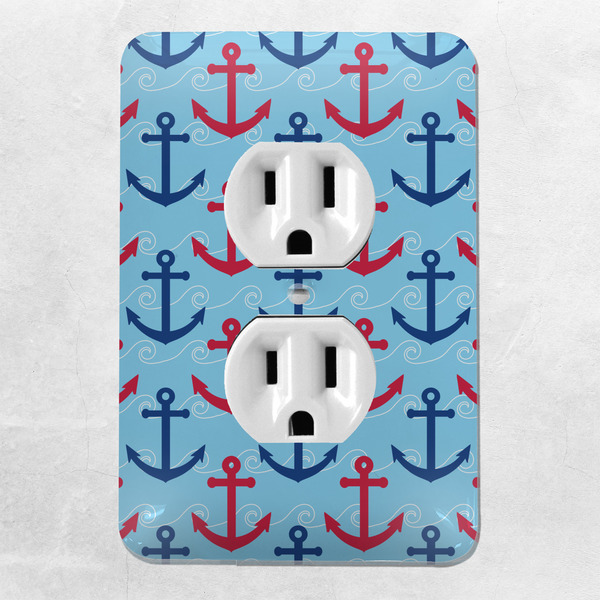 Anchors & Waves Electric Outlet Plate - LIFESTYLE