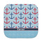 Anchors & Waves Face Cloth-Rounded Corners