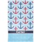 Anchors & Waves Finger Tip Towel - Full View