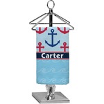 Anchors & Waves Finger Tip Towel - Full Print (Personalized)