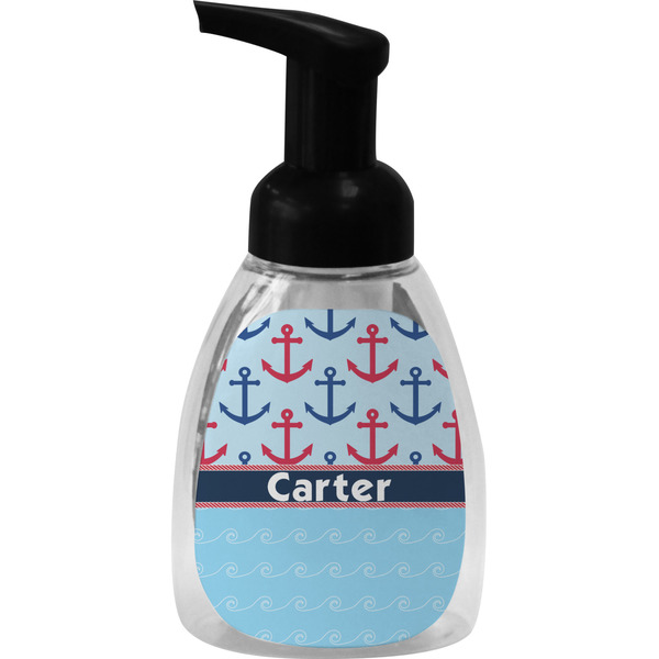 Custom Anchors & Waves Foam Soap Bottle (Personalized)